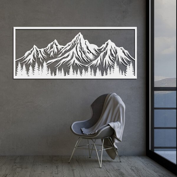 Метална Декорация Large Mountains