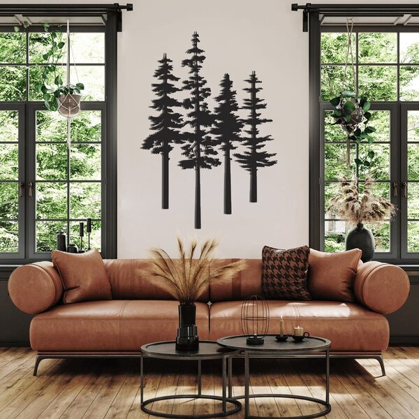 Метална Декорация Pine Trees