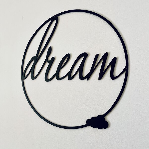 Метален Надпис Dream Hope Love