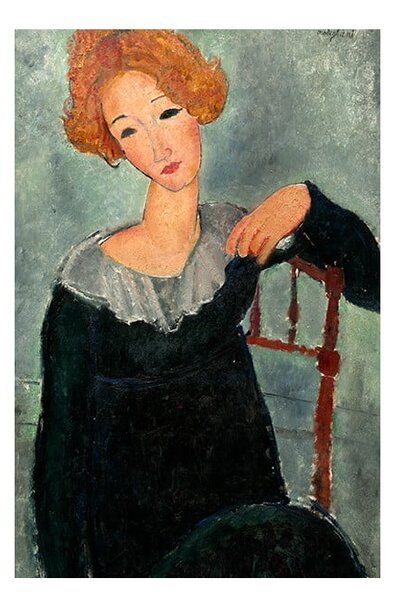 Репродукция на картина 40x60 cm Woman with Red Hair - Fedkolor