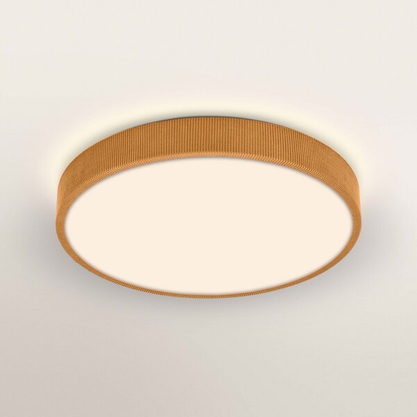 OSRAM LED таванна лампа ORBIS MATTEO на OSRAM, Ø 49 см, оранжева, с функция clickdim, Затъмняване, Оранжев, Дневна/трапезария, Метал, Модерен