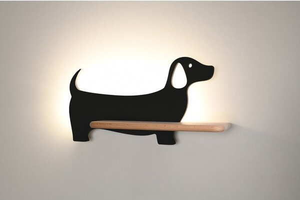 Черно детско осветително тяло Dog - Candellux Lighting