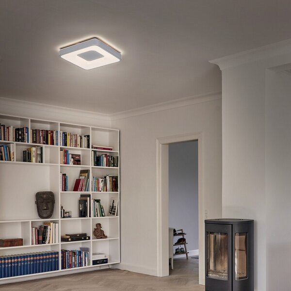 OSRAM LED таванна лампа ORBIS PIANA на OSRAM, бяла, 49 x см, clickdim, Затъмняване, Бял, Дневна/трапезария, Метал, Модерен