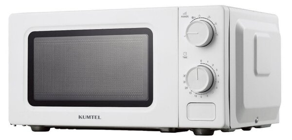 Микровълнова фурна Kumtel HM-19, 600W, 17 л, 6 степени, Таймер, Размразяване, Бял