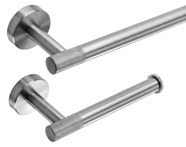 Комплект аксесоари за баня GRID Brush Nickel 4 части