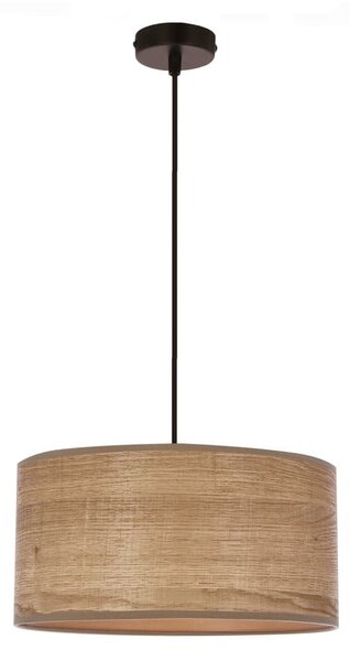 Светлокафява висяща лампа с абажур от ратан ø 30 cm Legno - Candellux Lighting