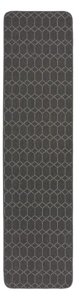 Тъмносива пътека подходяща за пране 57x230 cm Argyll – Flair Rugs