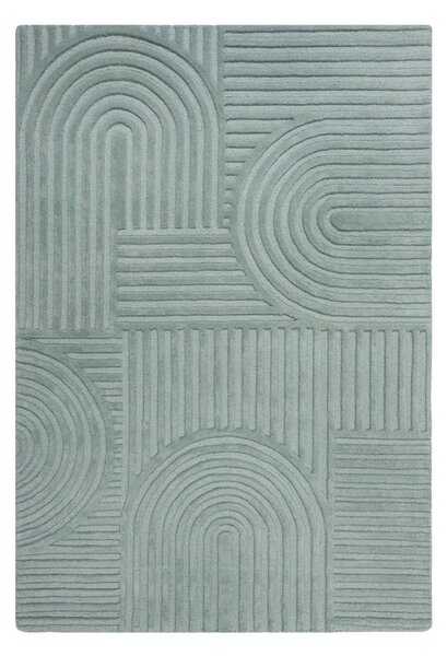 Тюркоазен вълнен килим , 120 x 170 cm Zen Garden - Flair Rugs