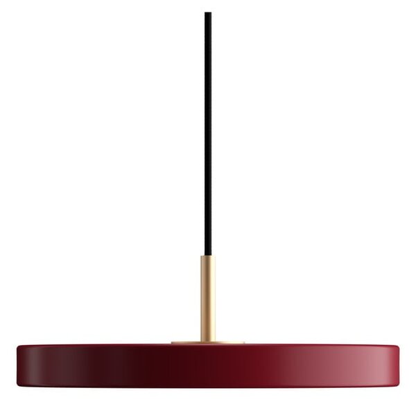 Червено LED висящо осветително тяло с метален абажур ø 31 cm Asteria Mini – UMAGE