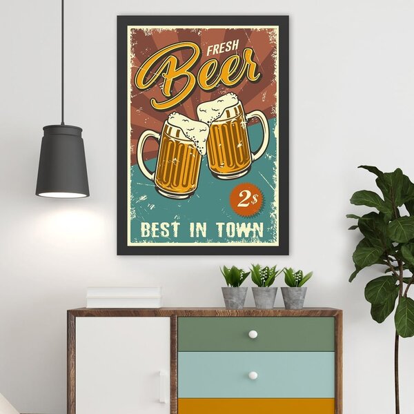 Картина 40x55 cm Beer - Wallity