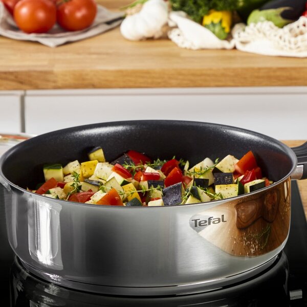 Тиган от неръждаема стомана с капак ø 24 cm Daily Cook - Tefal