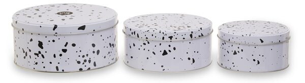 Метални кутии в комплект 3 бр. за торти Speckled – Premier Housewares