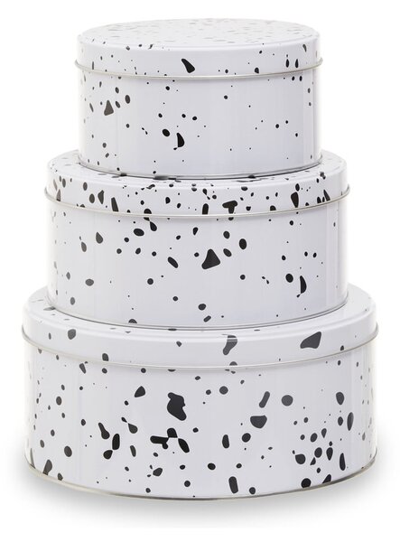 Метални кутии в комплект 3 бр. за торти Speckled – Premier Housewares