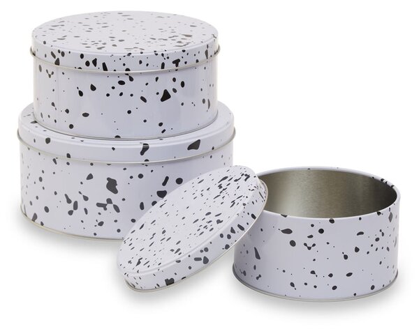 Метални кутии в комплект 3 бр. за торти Speckled – Premier Housewares