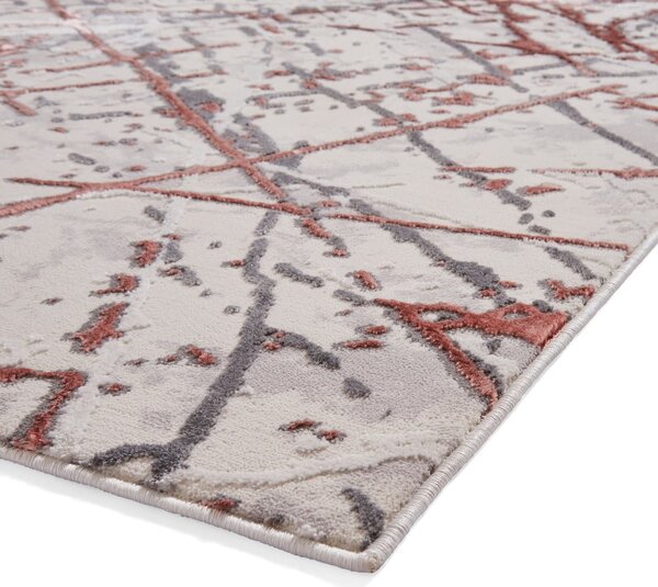 Kилим в светлосиво и розово 80x150 cm Artemis – Think Rugs