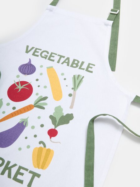 Sinsay - Фартук с мотив зеленчуци - многоцветен