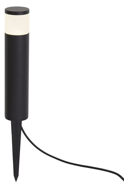 Модерна външна лампа за стълб 12V черна вкл. LED IP65 - Voltaire Palo