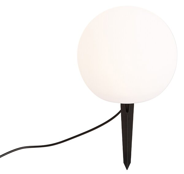 Модерна външна лампа 12V бяла 20 см вкл. LED IP65 - Voltaire Luno
