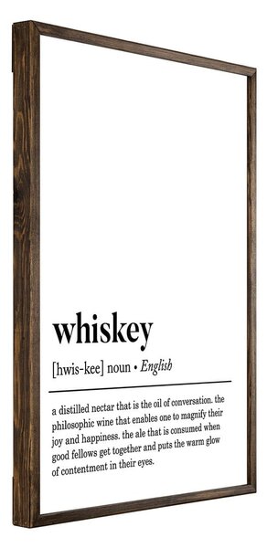 Плакат 50x70 cm Whiskey - Wallity