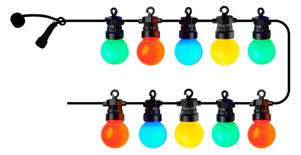 Светлинна верига с 10 броя крушки, дължина 300 cm Lucas Multi – Sirius