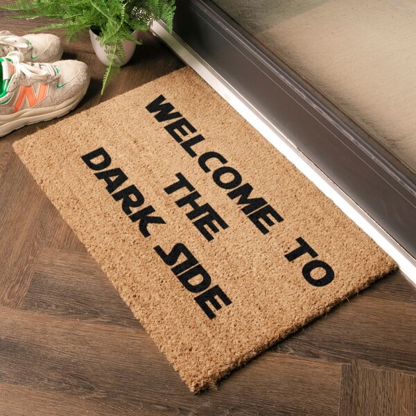 Изтривалка от кокосови влакна 40x60 cm Welcome to the Darkside – Artsy Doormats