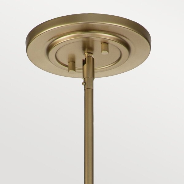 Feiss FE-FUSION-P-L-PNBR - Полилей на тръба FUSION 3xE27/40W/230V златен