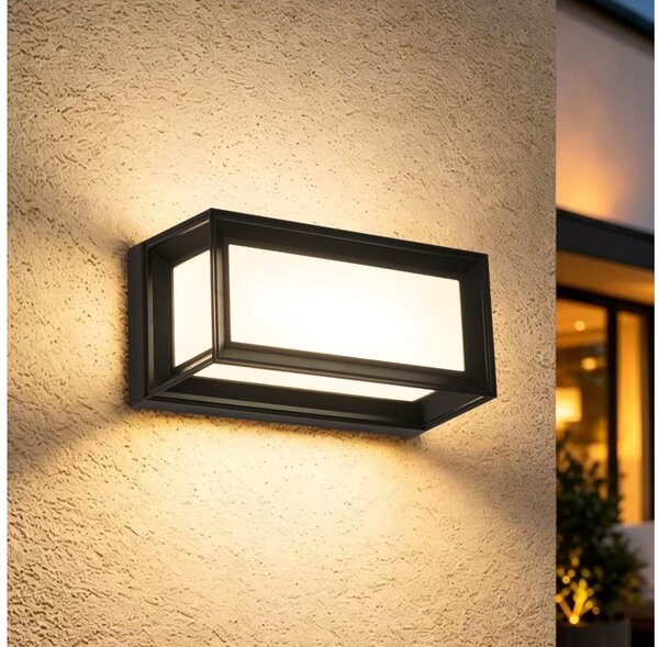 BRILAGI - Външно стенно осветително тяло PARKER 1xE27/60W/230V черно IP44