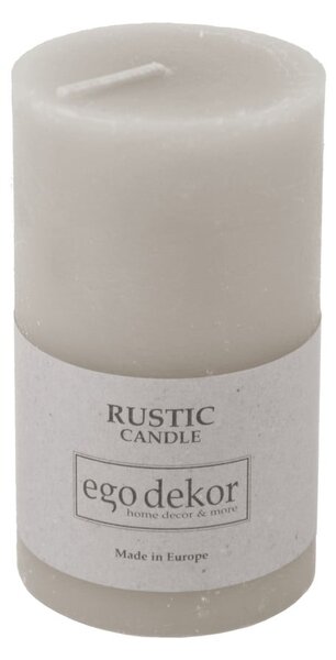 Кафява свещ Rust, време на горене 38 h Rustic - Rustic candles by Ego dekor