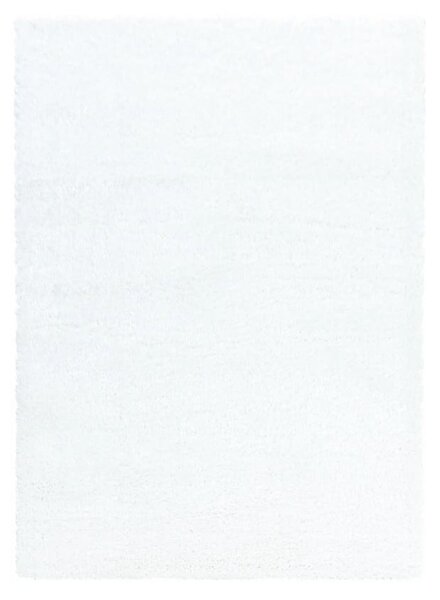 Бял килим подходящ за пране 120x180 cm Pelush White – Mila Home