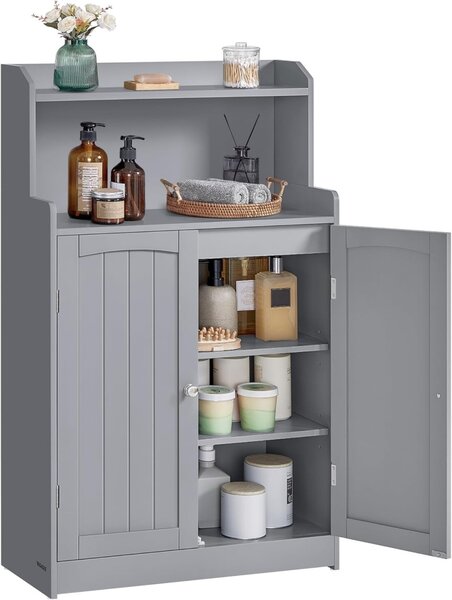 Шкаф за баня Vasagle Grey 60x30x110 cm