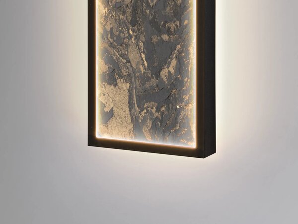 STONE - ЛАМПА ЗА СТЕНА LED CCT - ЧЕРНА L60