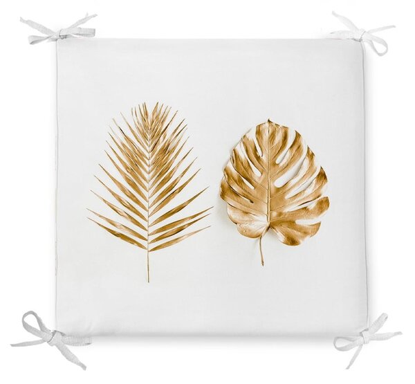 Диван от памучна смес Golden Leaves, 42 x 42 cm - Minimalist Cushion Covers