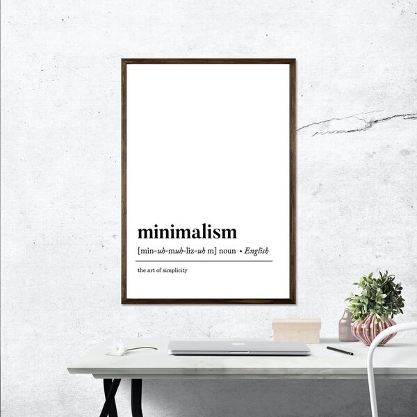 Плакат 50x70 cm Minimalism - Wallity