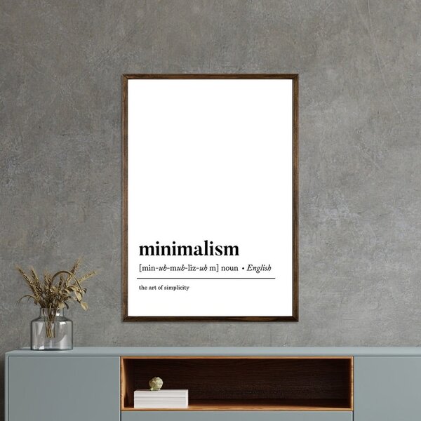 Плакат 50x70 cm Minimalism - Wallity