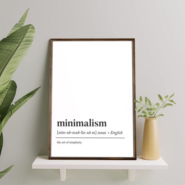 Плакат 50x70 cm Minimalism - Wallity