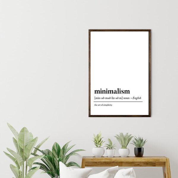 Плакат 50x70 cm Minimalism - Wallity