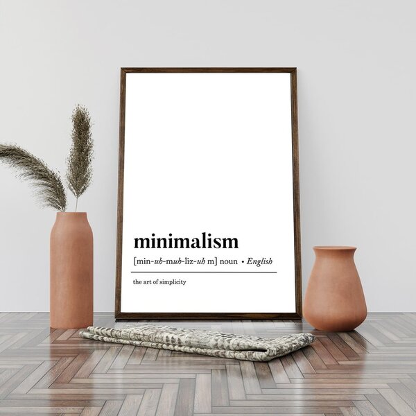 Плакат 50x70 cm Minimalism - Wallity