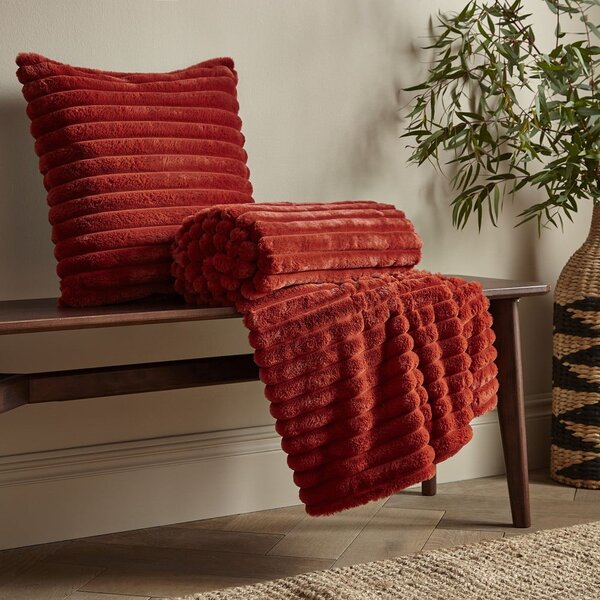 Одеяло от микрофлийс 130x170 cm Cosy Ribbed - Catherine Lansfield