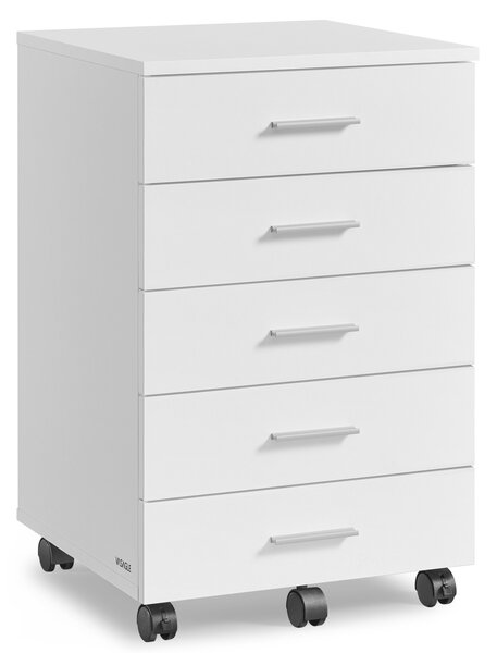 Fiset, офис шкаф Vasagle White 42x40x65,7 cm