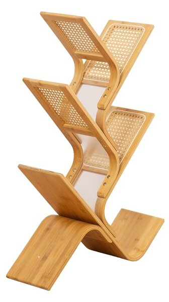Библиотека, Tome, натурален, 63x20x92 см