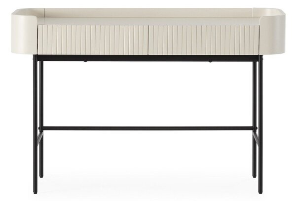 Кремава конзолна маса 40x120 cm Willa – MOME