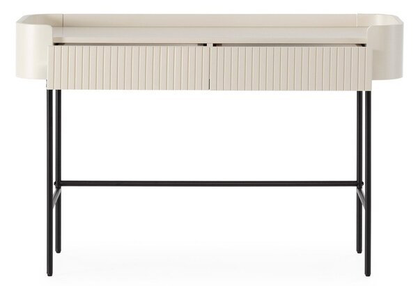 Кремава конзолна маса 40x120 cm Willa – MOME