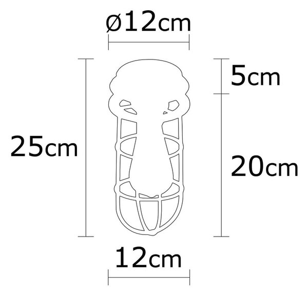 Черно осветително тяло за таван с метален абажур ø 12 cm Kimil – Opviq lights