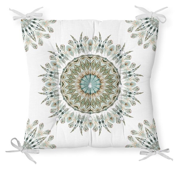 Възглавница за седалка на стол "Етно бохо мандала", 40 x 40 cm - Minimalist Cushion Covers