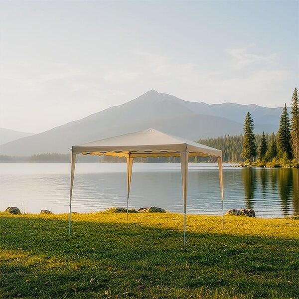 Градински павилион, Gazebo, бежов, 300x300x250 см