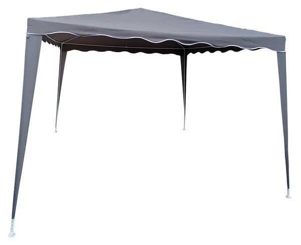 Градински павилион, Gazebo, тъмносив, 300x300x250 см