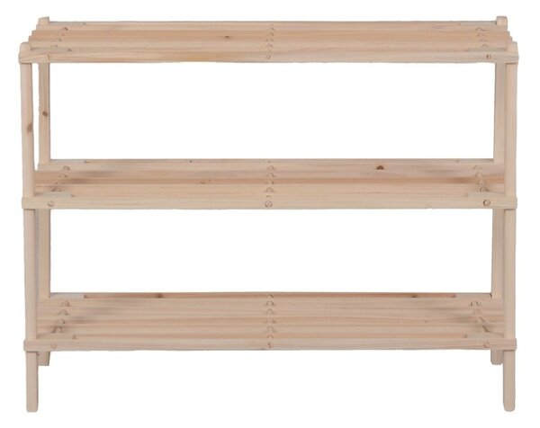 Поставка за обувки, Steper, натурален, 64x26x48.5 см