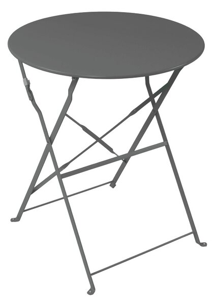 Сгъваем градински комплект от 3 части, Bistro, антрацит, 60x60x82 см