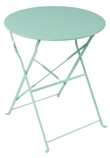 Сгъваем градински комплект от 3 части, Bistro, ментово зелен, 60x60x82 см