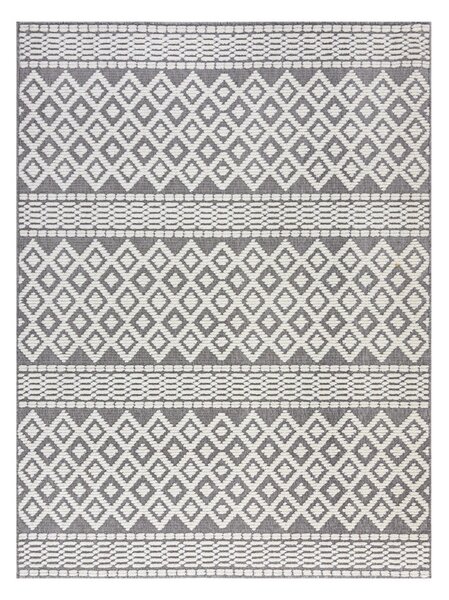 Сив килим от шенил подходящ за пране 80x160 cm Jhansi – Flair Rugs